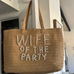 Untamed Petals “Wife of the Party” tote